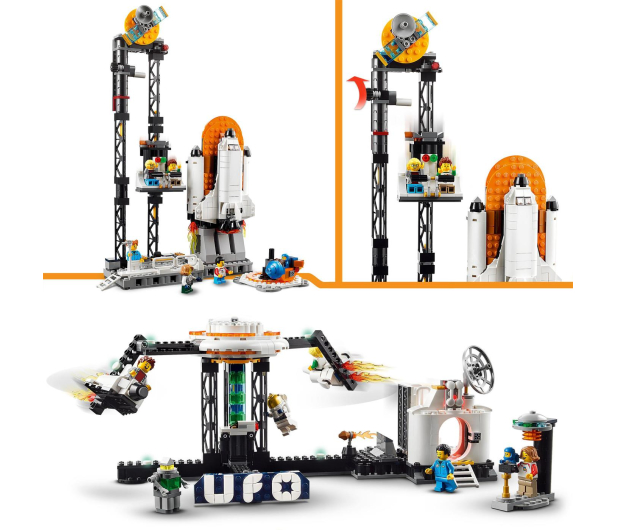 LEGO Creator 3 w 1 31142 Kosmiczna kolejka górska - 1159392 - zdjęcie 5